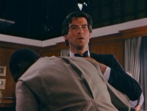 pierce brosnan on screen.